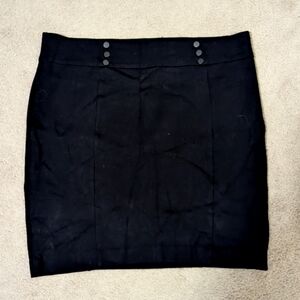 Reitmans Black Mini Skirt XL